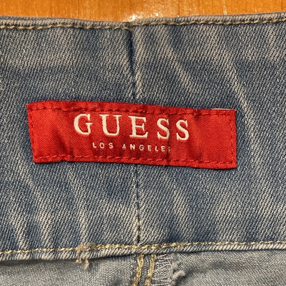 Guess High Waisted Elastic Waist Skinny Stretch Jeans - Host Pick - Picture 5 of 12